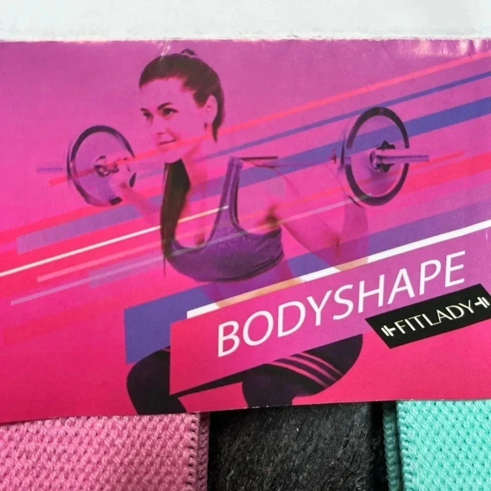 NEW Booty Bands with Carry bag  Fit Lady Resistance Set of 3 Bands NWT NEW - Picture 6 of 11